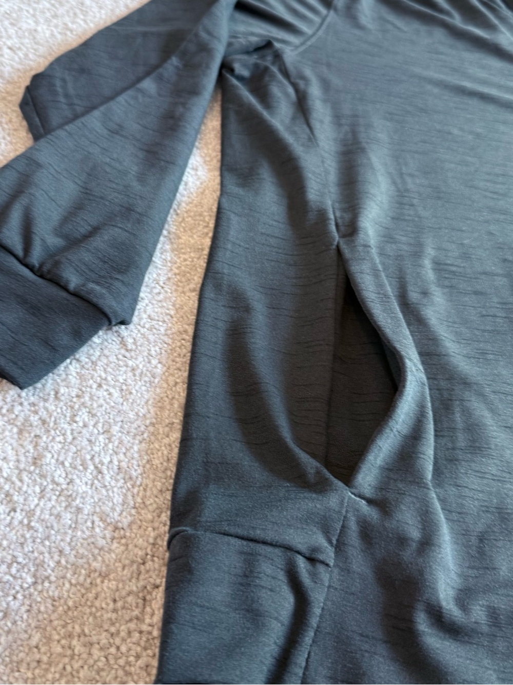 Nike Dri-FIT Full Zip Hooded Athletic Jacket Gray XL - Picture 5 of 9
